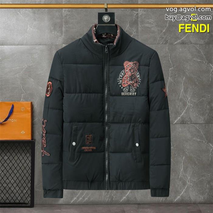 ダウンジャケット偽 ブランド 販売新色入荷激安大低価フェンディ_0_1