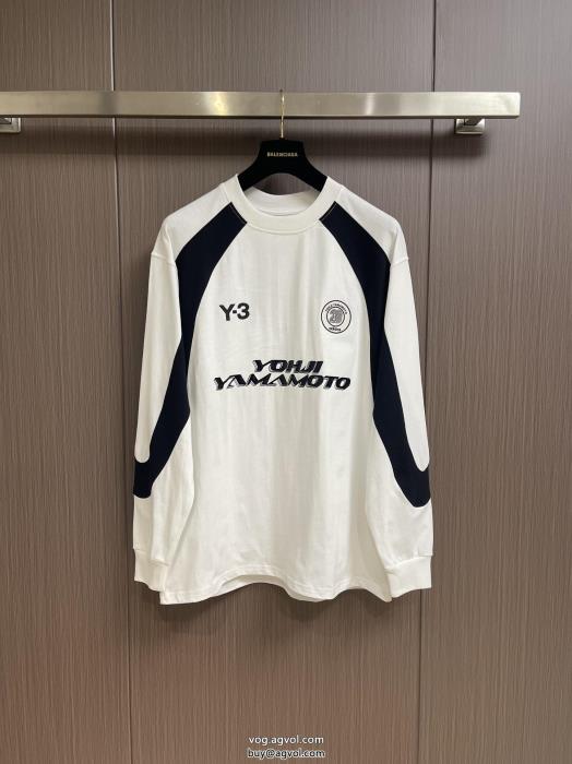 オトナの余裕魅力的な今年らしいY-3スーパー コピー 通販長袖Tシャツ_0_1