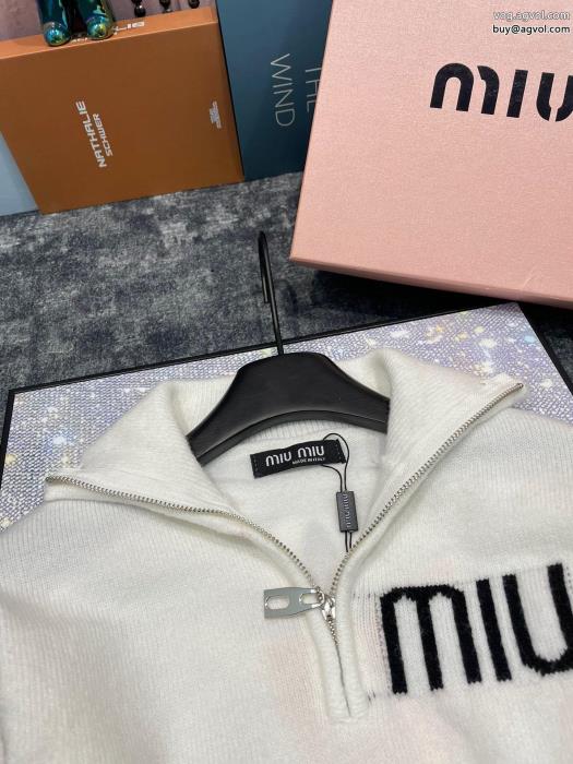 コピー 商品 販売MIUMIU存在感大きれいめコーデに変身セーター_0_1
