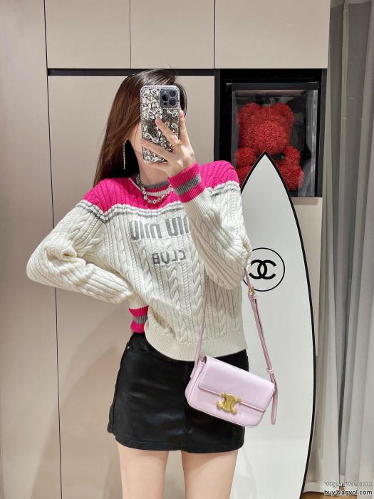 大人な印象が溢れ出る実用性は勿論セーターMIUMIUブランド コピー 品_0_3