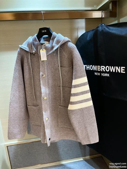 激安 通販 ブランド大人の雰囲気たっぷりおしゃれの幅が広がりTHOM BROWNEコート_0_4