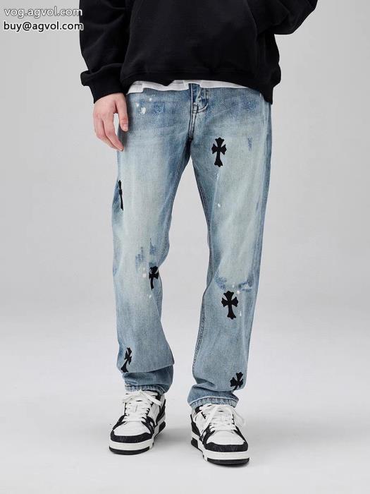 超一流のブランドオシャレ上級者にスーパー コピー 通販 優良ジーンズCHROME HEARTS_0_2