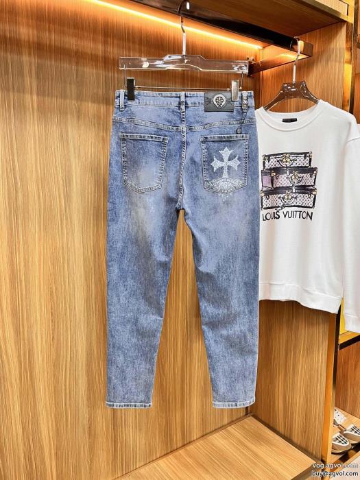 愛用者がとっても多い格好良い偽物 ブランド ショップクロムハーツジーンズ_0_2