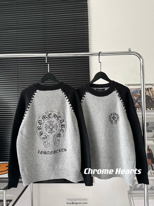 王道コンビ最旬のスタイルコピー ブランド 通販セーターCHROME HEARTS_0_3