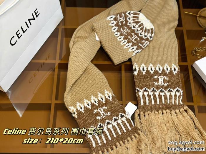マフラーセット完売必須2024年トレンド感が強いセリーヌブランド スーパー コピー 優良_2_1