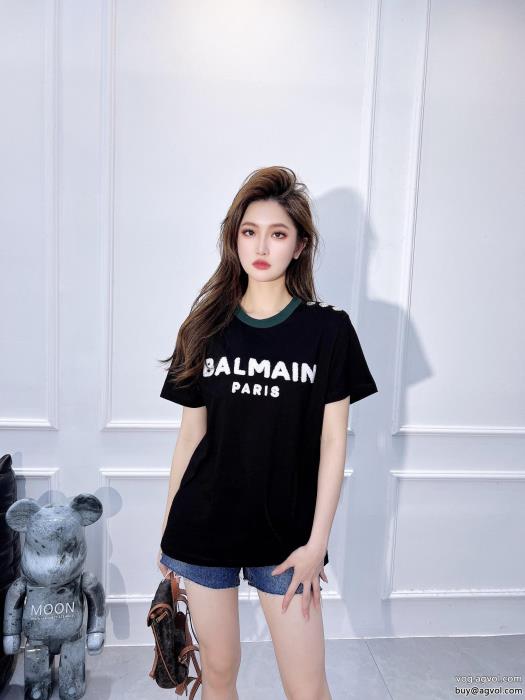半袖Tシャツブランド コピー 通販バルマン今流行この夏は注目新作_0_2