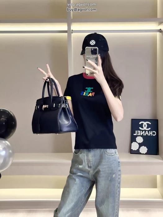 CELINE軽やかな素材感オンライン限定商品半袖Tシャツブランド アクセサリー 激安_0_0