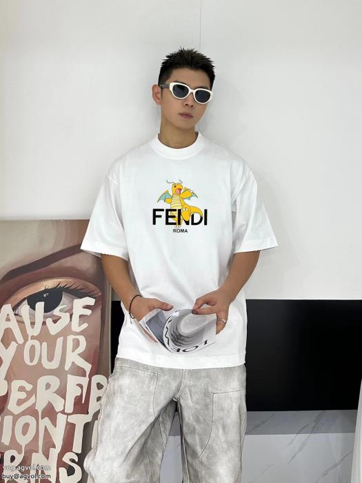 半袖Tシャツスーパー コピー ブランド在庫あり即発知的優秀アイテムフェンディ_0_1