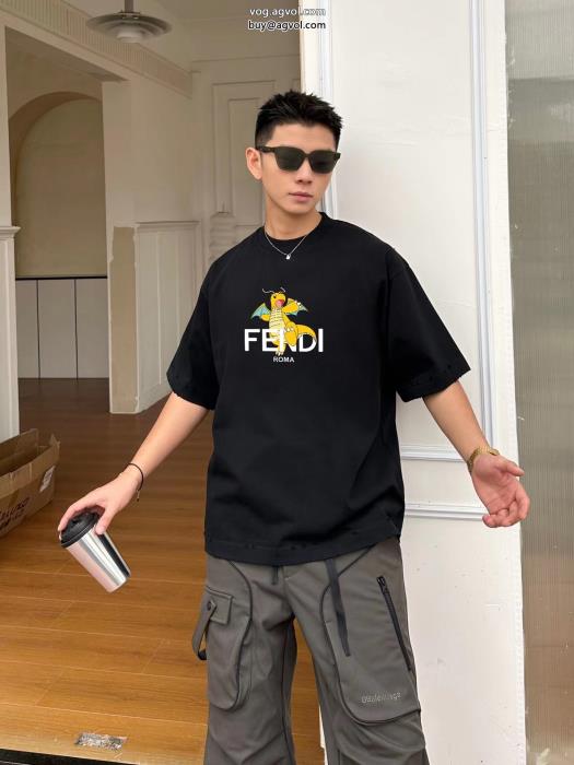 半袖Tシャツスーパー コピー ブランド在庫あり即発知的優秀アイテムフェンディ_0_3
