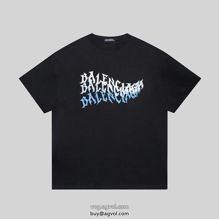 スーパー コピー 販売balenciaga半袖Tシャツ韓国の人気海外大人気_0_1