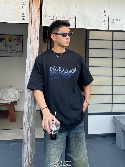 スーパー コピー 販売balenciaga半袖Tシャツ韓国の人気海外大人気_0_3