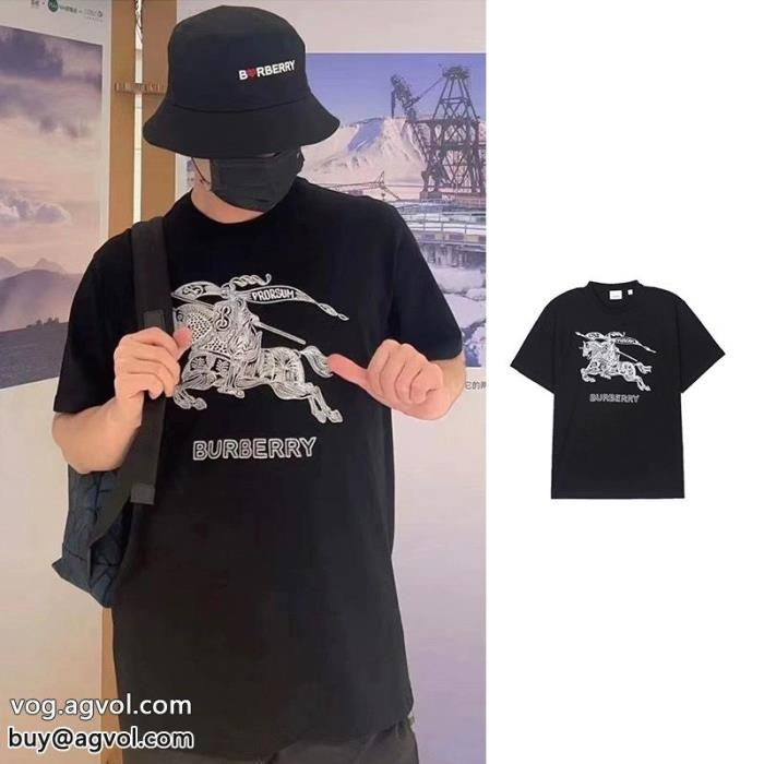 クラシックな雰囲気のトップス夏の大人カジュアルスーパー コピー 品半袖TシャツBURBERRY_0_3