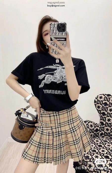 クラシックな雰囲気のトップス夏の大人カジュアルスーパー コピー 品半袖TシャツBURBERRY_0_4