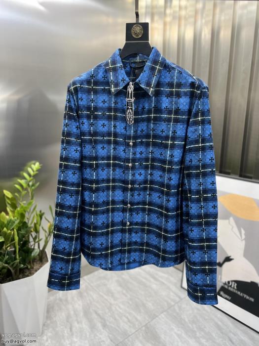 ブランド コピー 品オシャレな印象に高いクオリティ長袖シャツCHROME HEARTS_0_1