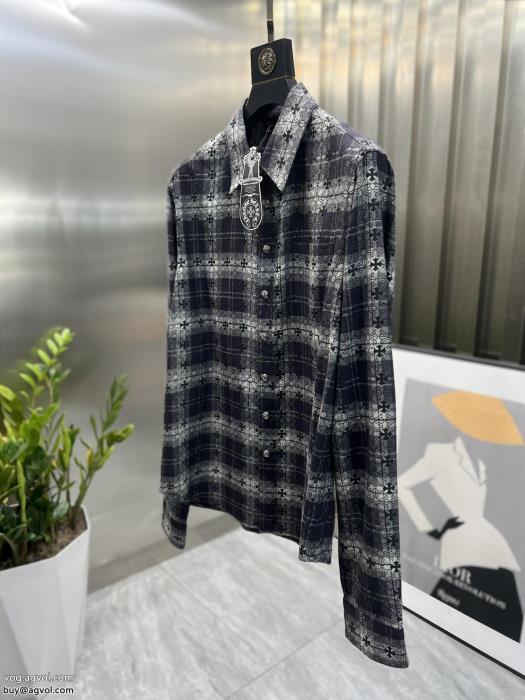 ブランド コピー 安心CHROME HEARTS2024年のトレンドコスパ最強長袖シャツ_0_2