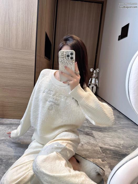 セーター新作限定便利でめちゃ可愛オフィスにもブランド フェイクPRADA_0_1