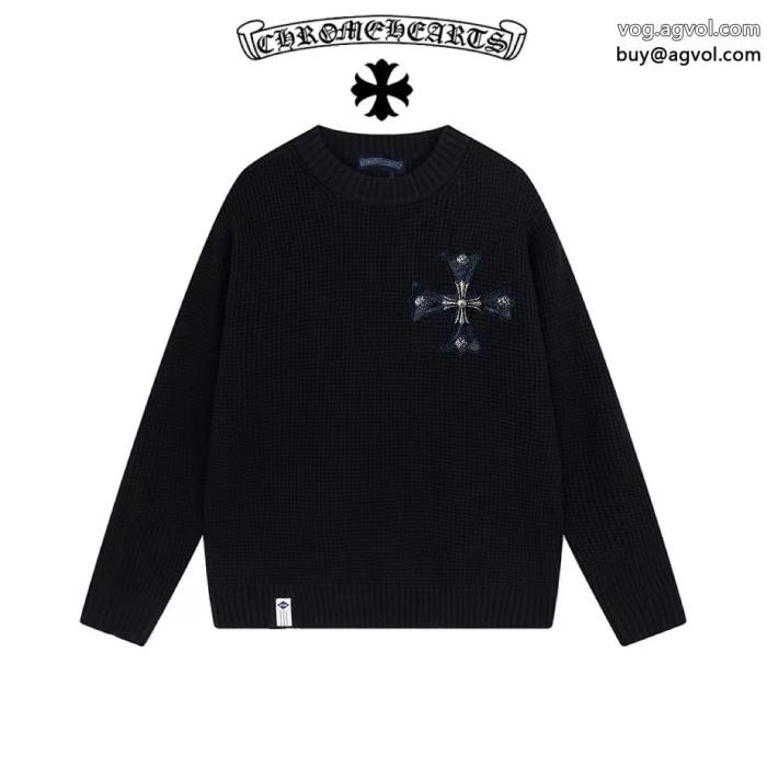 セーター偽物 通販 人気沸騰中！おしゃれ新品透け感の持つ涼しげな印象CHROME HEARTS_0_3