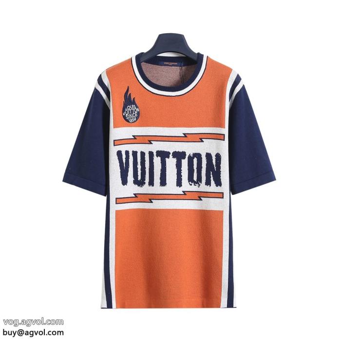 奥行きのある新鮮ながら上品スーパー コピー 販売半袖TシャツLOUIS VUITTON_0_0