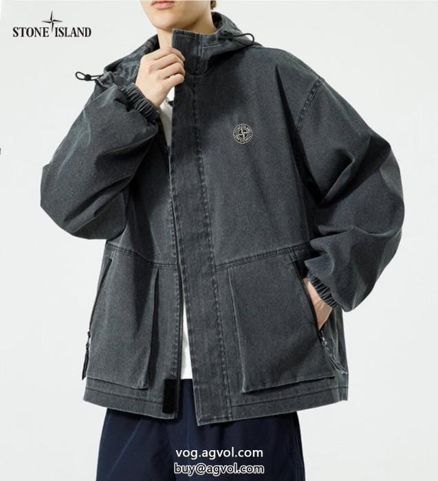 コピー ブランド 販売2024年SSのトレンド定番人気のモデルStone Islandコート_0_1