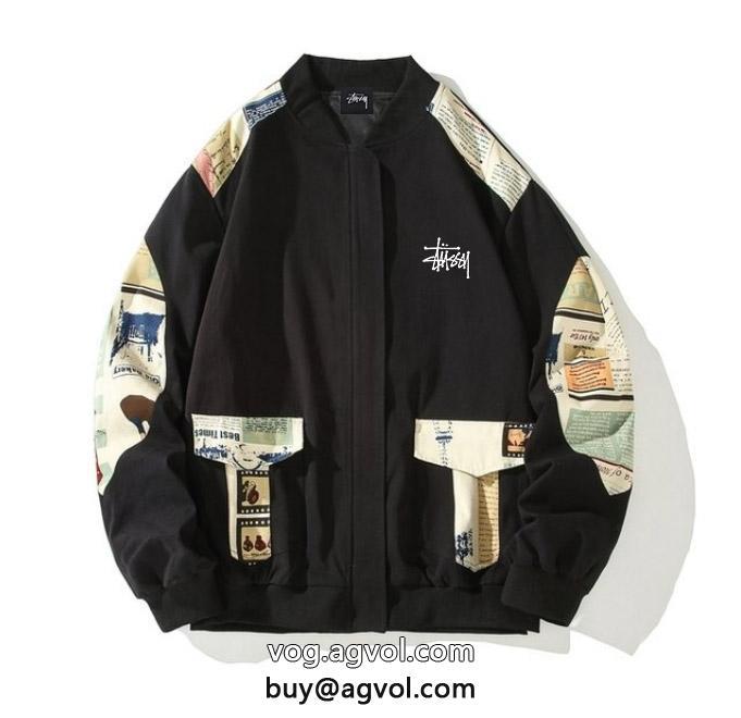 ブランド コピー 品STUSSY肌触りの良いサラりとキュートな印象コート_0_0