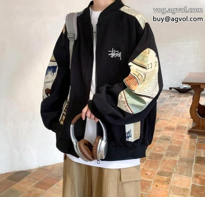 ブランド コピー 品STUSSY肌触りの良いサラりとキュートな印象コート_0_2