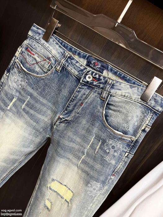 ジーンズ今季話題の一級品韓国の人気ブランド コピーCHROME HEARTS_0_3