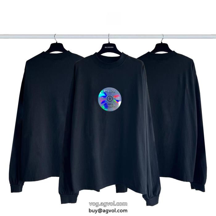 大幅に値下げ22/232024 新作セール中長袖Tシャツスーパー コピー 品バレンシアガ_0_2