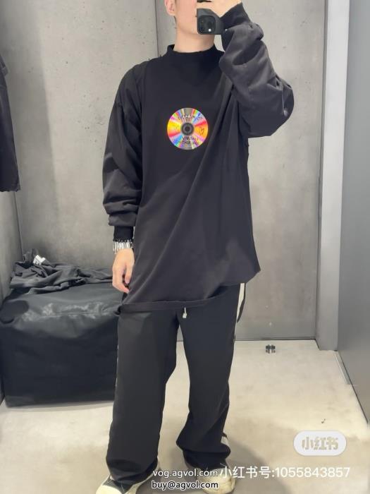 大幅に値下げ22/232024 新作セール中長袖Tシャツスーパー コピー 品バレンシアガ_0_3