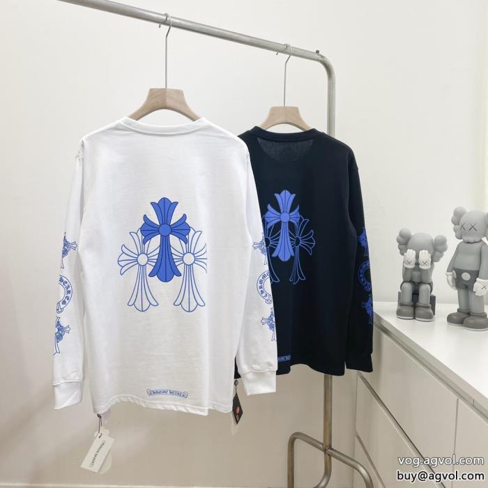 長袖TシャツCHROME HEARTS大人っぽい印象が素敵抜け感を出す偽物 ブランド 販売_0_1