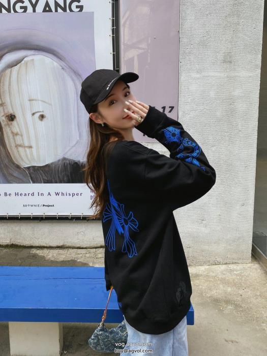 長袖TシャツCHROME HEARTS大人っぽい印象が素敵抜け感を出す偽物 ブランド 販売_0_2