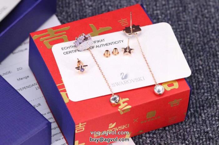 イヤリングSWAROVSKI透け感優しいトレンドを追求した新作ブランド コピー 品_0_2