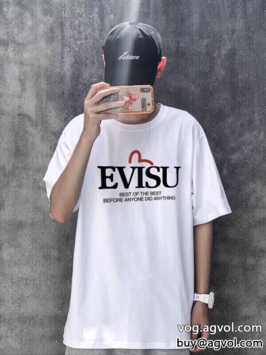 抜け感を出す2024人気新色が登場ブランド コピー 品エヴィス半袖Tシャツ_0_0