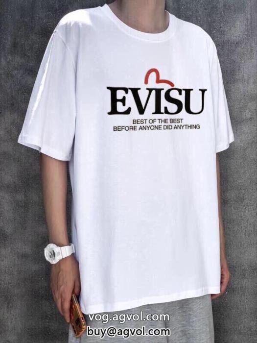 抜け感を出す2024人気新色が登場ブランド コピー 品エヴィス半袖Tシャツ_0_1