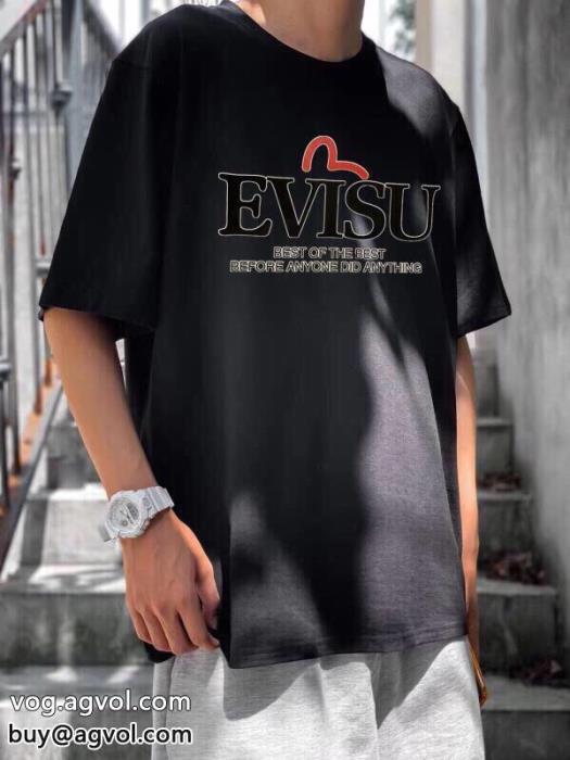 抜け感を出す2024人気新色が登場ブランド コピー 品エヴィス半袖Tシャツ_0_2