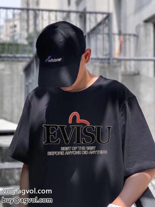 抜け感を出す2024人気新色が登場ブランド コピー 品エヴィス半袖Tシャツ_0_3