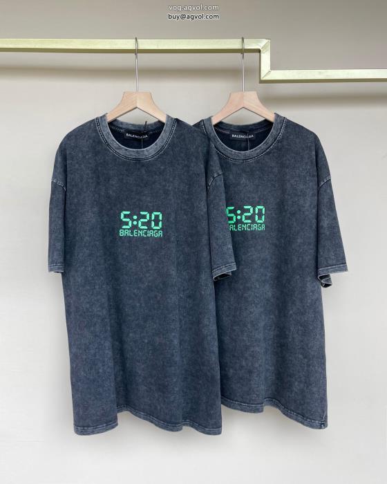 ブランド 品 コピーバレンシアガ2024年トレンド感が強いゆったりシルエット半袖Tシャツ_0_0