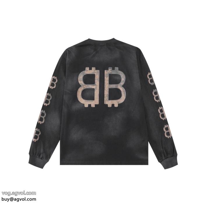 balenciaga今年らしい着こなし売り切れ間近長袖Tシャツブランド コピー 通販_0_1