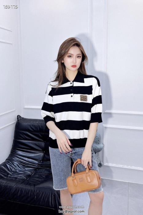 半袖Tシャツ23新作セールお洒落な印象にMIUMIU偽物 通販 _0_2