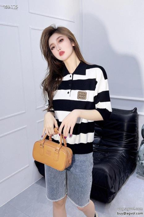 半袖Tシャツ23新作セールお洒落な印象にMIUMIU偽物 通販 _0_3