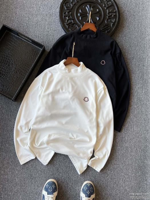 MONCLER偽物 ブランド長袖Tシャツ高級感ある2024の流行りトップス_0_1