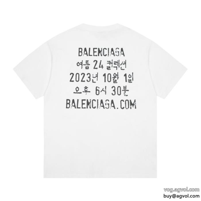 半袖Tシャツブランド 偽物 通販大絶賛王道コンビバレンシアガ_0_2
