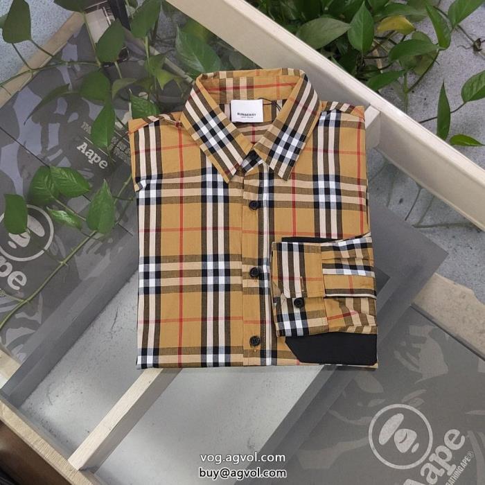 きれいめコーデに変身お手頃価格長袖シャツ激安 通販 ブランドBURBERRY_0_3