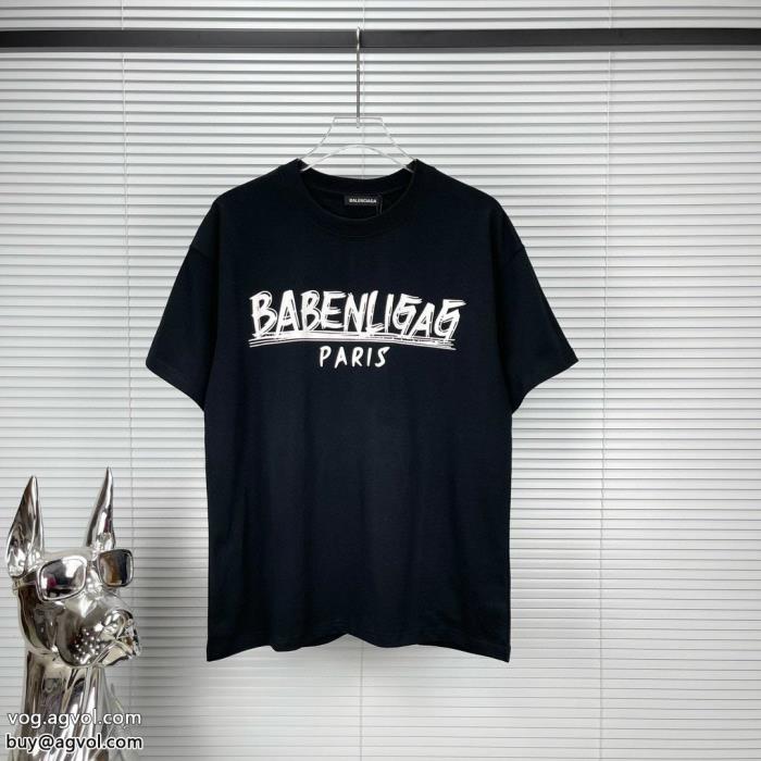 正規品保証232024流行の最前線偽 ブランド 販売balenciaga半袖Tシャツ_0_1