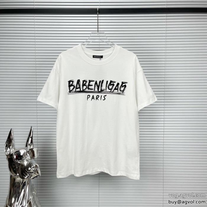 正規品保証232024流行の最前線偽 ブランド 販売balenciaga半袖Tシャツ_0_2