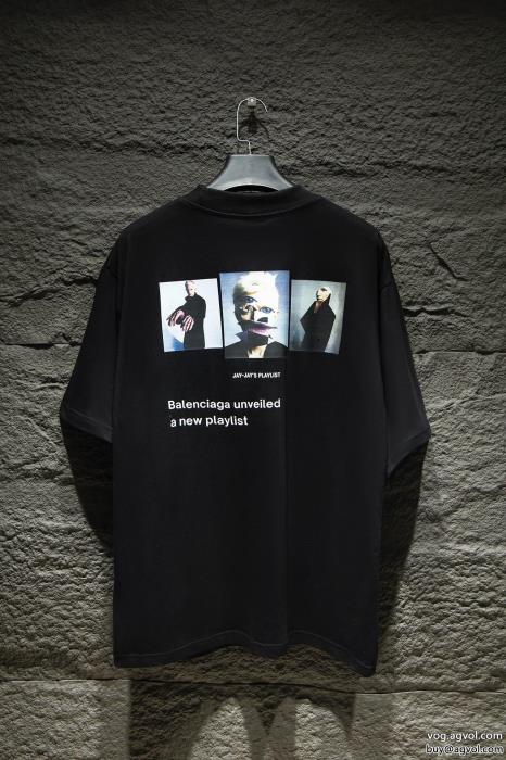 バレンシアガ肌触りの良いサラりと人気話題半袖Tシャツ激安 通販 ブランド_0_4