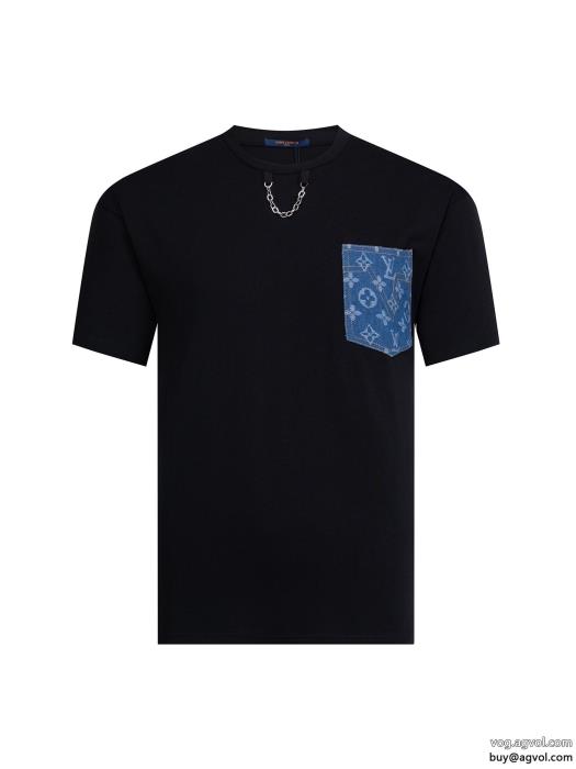 半袖TシャツLOUIS VUITTONブランド コピー ショップより格上げして上質な素材_0_1