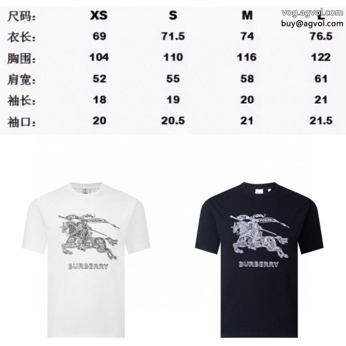 BURBERRY大人っぽいお洒落な印象に半袖Tシャツブランド スーパー コピー 優良_0_3