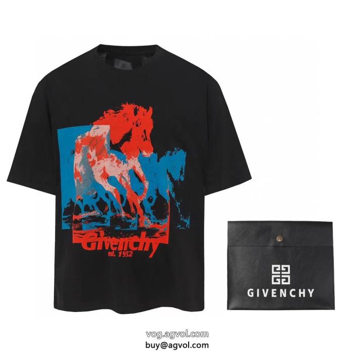 半袖Tシャツ偽 ブランド 販売2024年新作通販おしゃれ上級者に着GIVENCHY_0_2