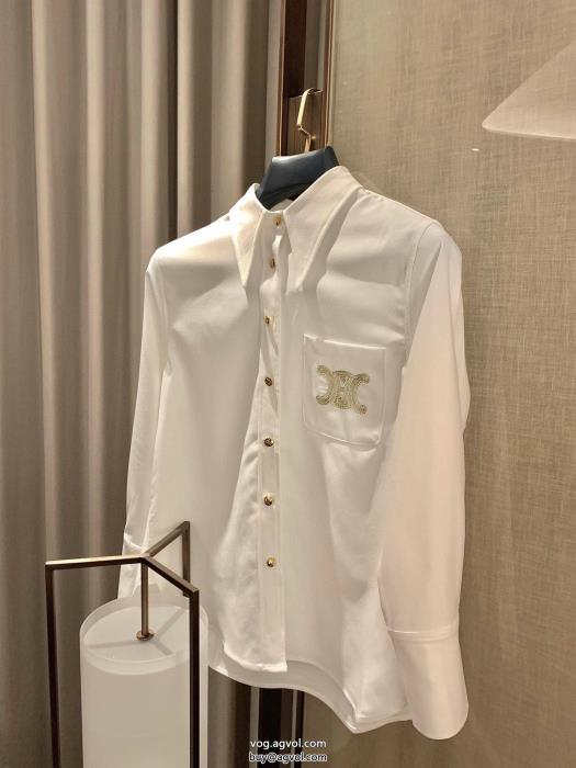 偽 ブランド 長袖シャツ今旬のシルエットバランス限定生産品セリーヌ_0_1