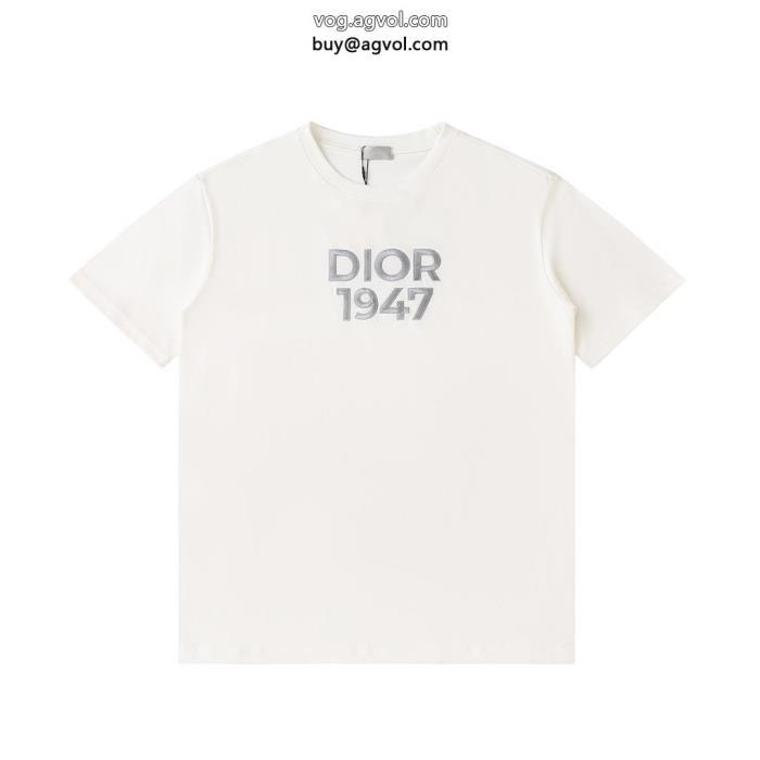 上品さ漂うカジュアルを一歩大人にスーパー コピー 安心DIOR半袖Tシャツ_0_0